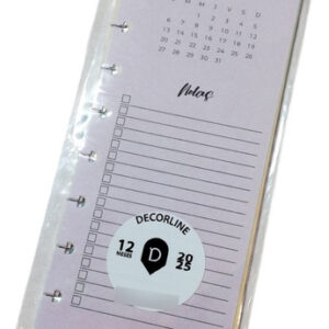 Cuaderno Tapa Blanda Decorline 14 X 21cm + Notas Calendario Unico